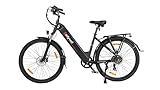 Bodywel 27,5 Zoll A275 E-Bike Elektrofahhrad Damen Herren I 7 Gang-Schaltung I APP Funktion I 250W...