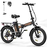 HITWAY E Bike 20'*3,0/20'*4,0 Fat Tire Elektrofahrrad E-Fahrrad klapprad, 36V 12Ah/48V 15Ah Akku,...