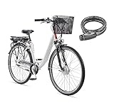 TELEFUNKEN E-Bike 28 Zoll Elektrofahrrad Alu mit 7-Gang Shimano Nabenschaltung, Pedelec Citybike mit...