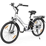 VARUN E Bike 26 Zoll, City E-Bike Damen Herren mit 55NM 250W Motor, 48V Li-Ion Akku, Elektrofahrrad...