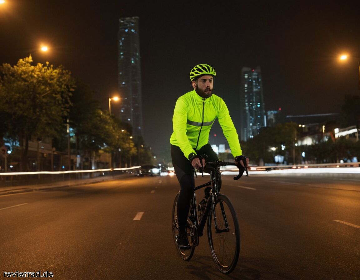 Reflektierende Kleidung verbessert deine Sichtbarkeit erheblich - Fahrradfahren im Dunkeln - Das sind die Risiken und so schützt du dich