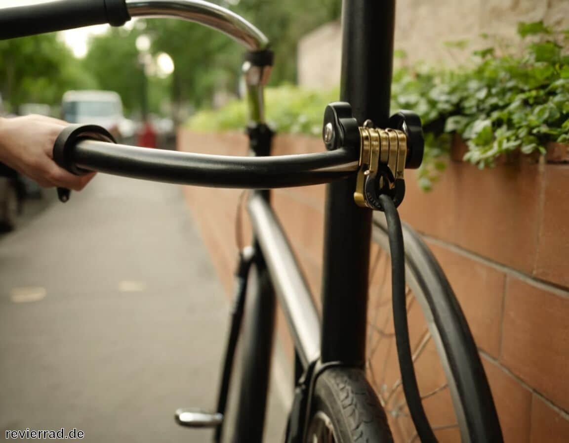 Praktische Handhabung im alltäglichen Gebrauch sicherstellen - Leichtes Fahrradschloss » Sicher unterwegs